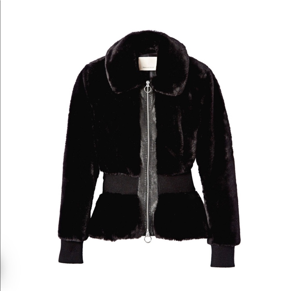 Rebecca Taylor Faux Fur Jacket